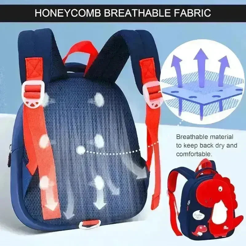 3D Dinosaur Kindergarten Kids Backpack - KawaiWorld