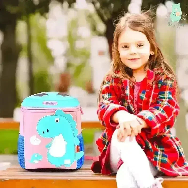 3D Dinosaur Kindergarten Kids Backpack - KawaiWorld