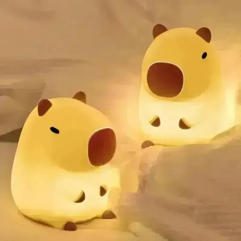 3D Silicon Capybara Night Lamp - KawaiWorld