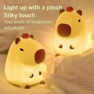 3D Silicon Capybara Night Lamp - KawaiWorld