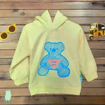 Bear Hooded T-shirt - KawaiWorld