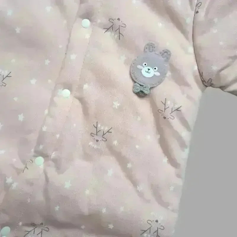 Bear Print Romper Jumpsuit - KawaiWorld