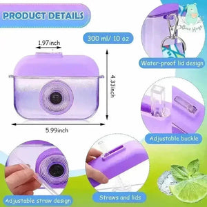 Camera Water Bottle - Bear Hugs