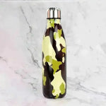 Camouflage Cola Metal Water Bottle (500 ml) - Bear Hugs