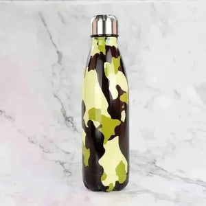 Camouflage Cola Metal Water Bottle (500 ml) - Bear Hugs