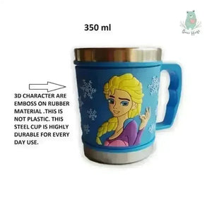 Cartoon Steel Mugs with Lid (350 ml)