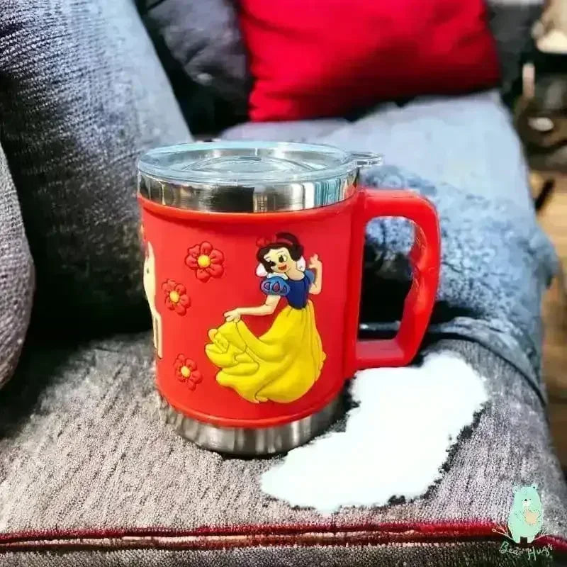 Cartoon Steel Mugs with Lid (350 ml)