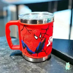 Cartoon Steel Mugs with Lid (350 ml)