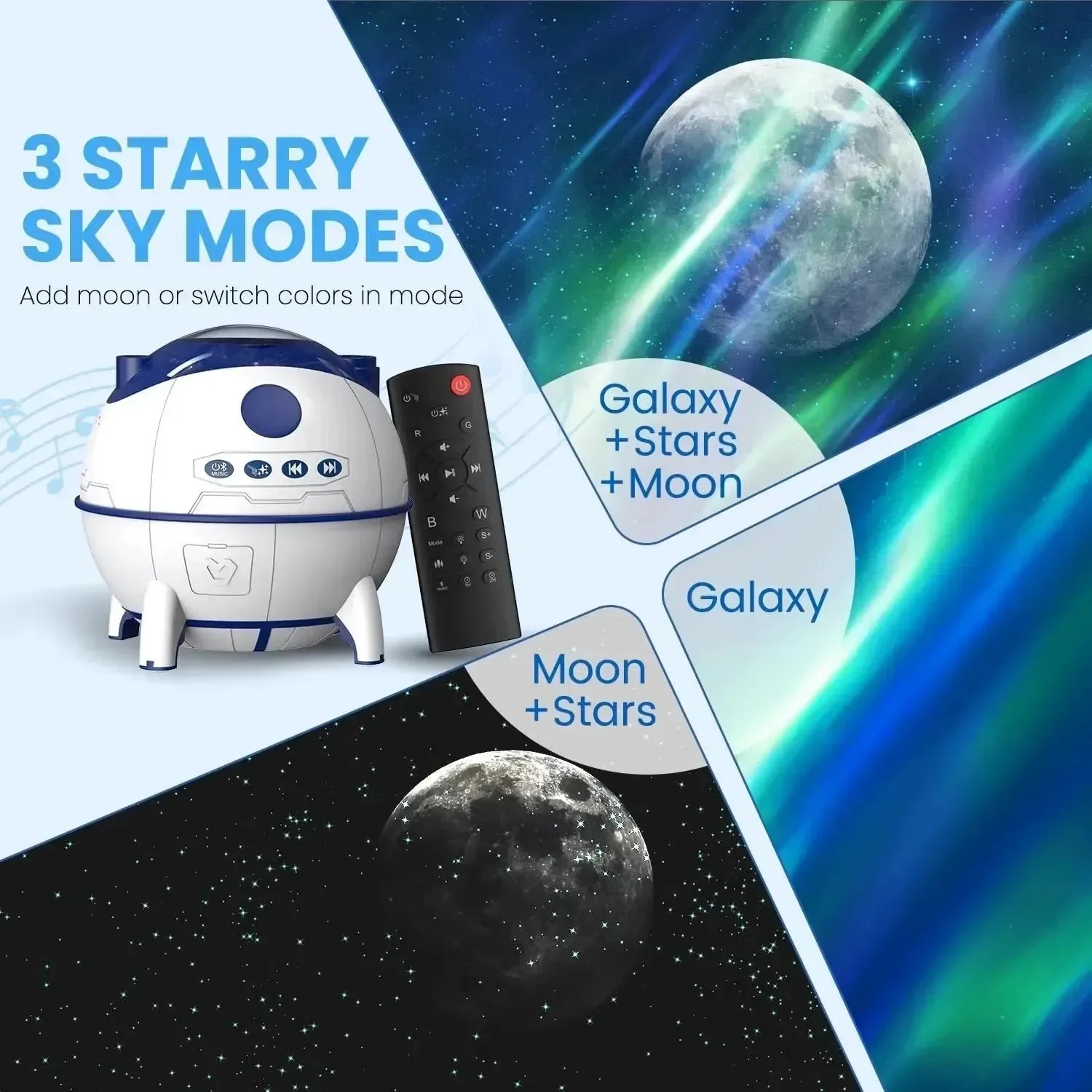Celestial Dreamscape Star Projector - KawaiWorld
