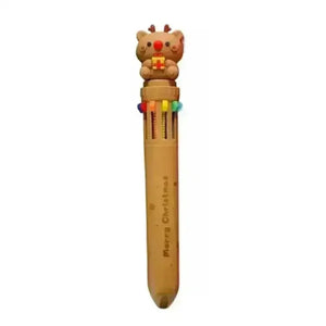 Christmas Theme Multi-Color Pen - Bear Hugs