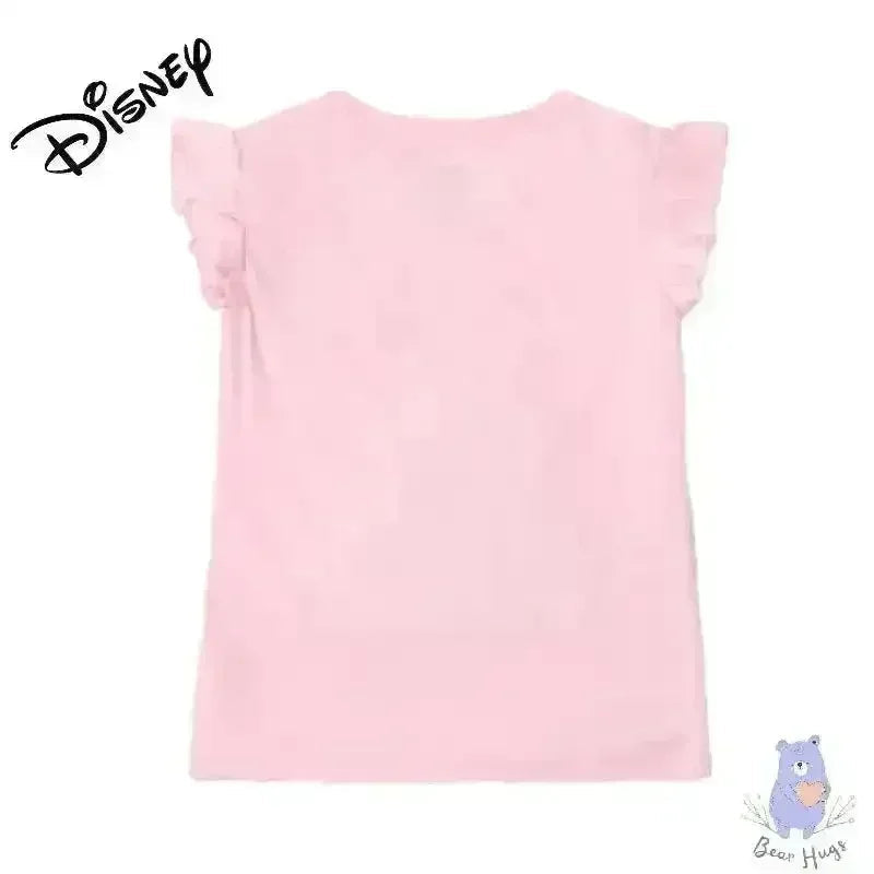 Cinderella Graphic Print Crew-Neck T-shirt with Embellishments - KawaiWorld