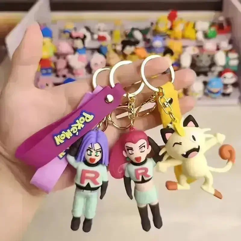Classic Pokimoen Character 3D Keychain - KawaiWorld