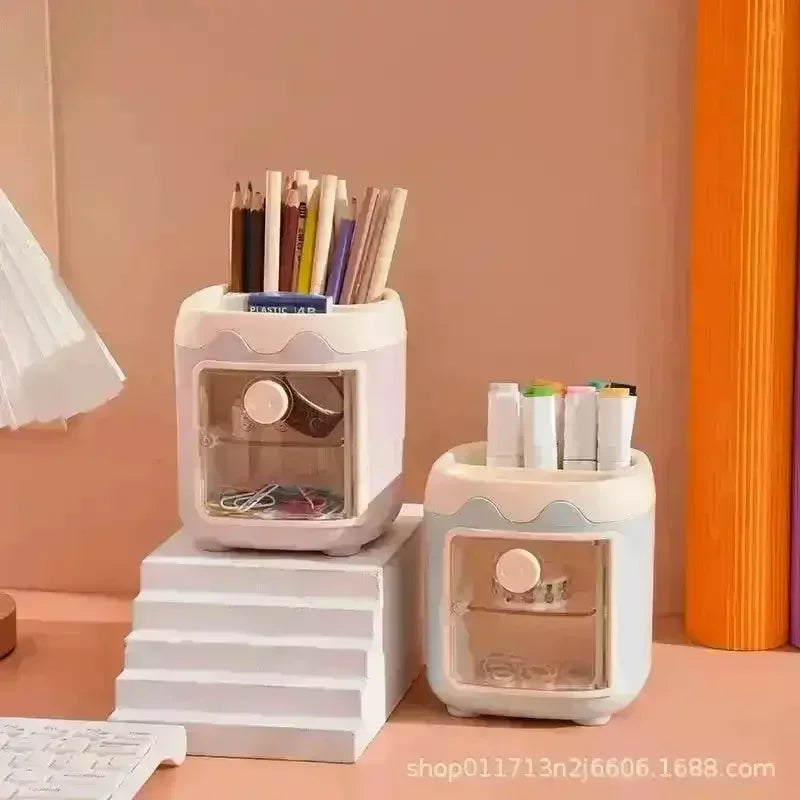 Creative Multi-Grid Pen Holder - KawaiWorld