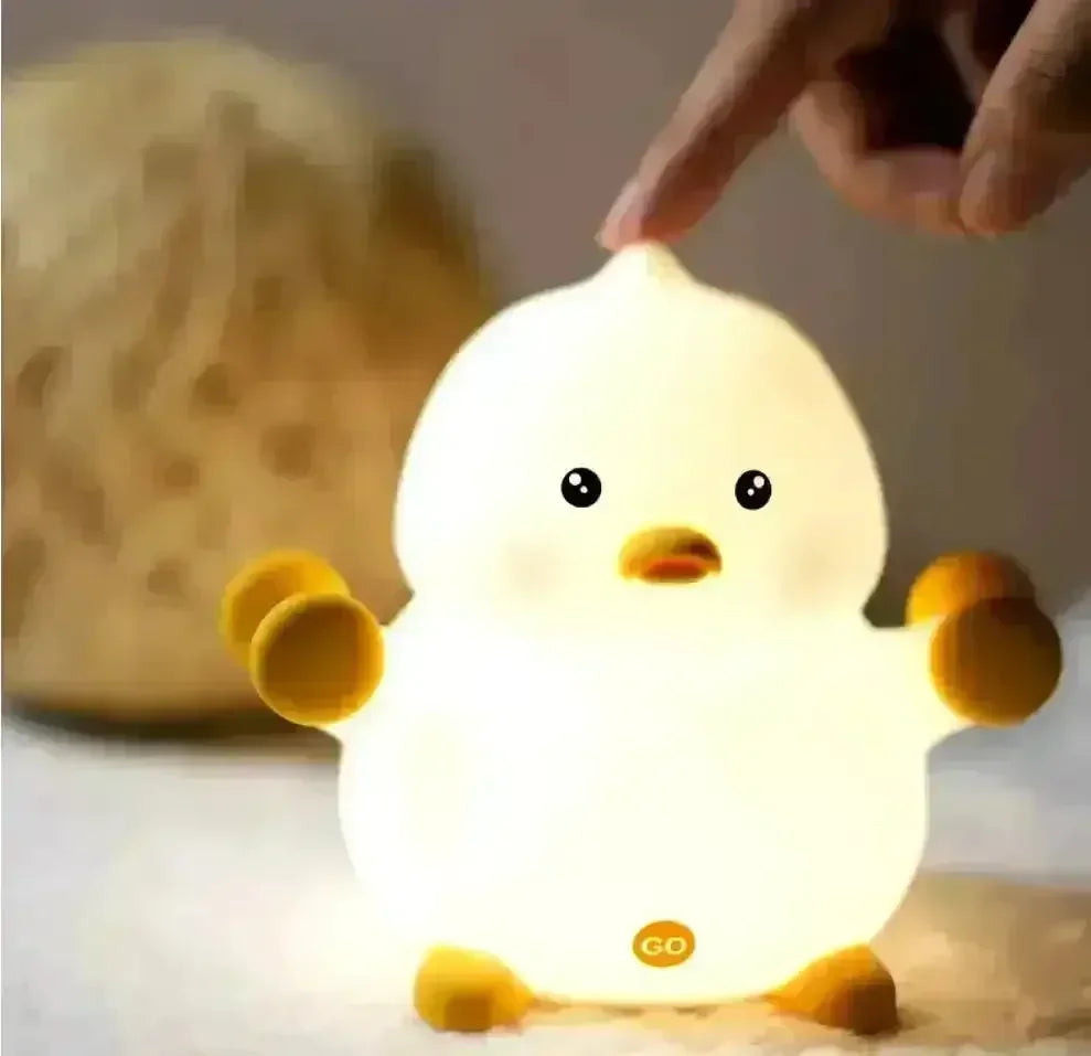 Cute Dumbbell Duck Silicon Lamp - Bear Hugs