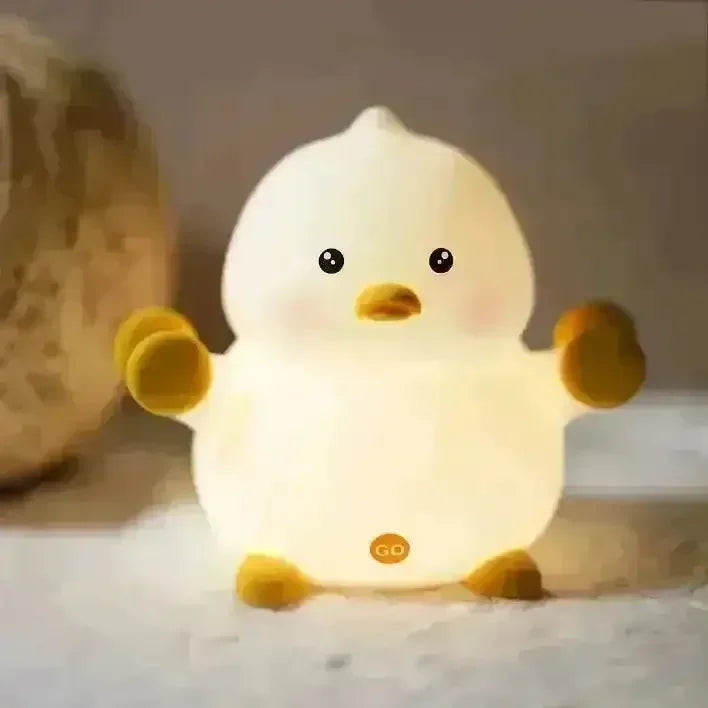 Cute Dumbbell Duck Silicon Lamp - Bear Hugs