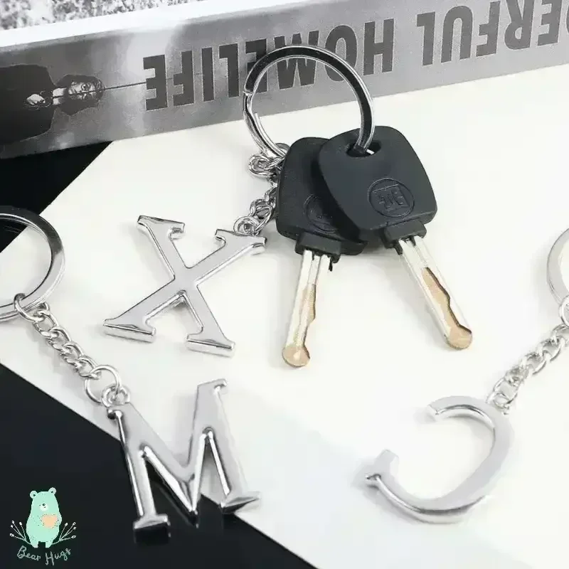 English Letters Keychain A to Z - KawaiWorld