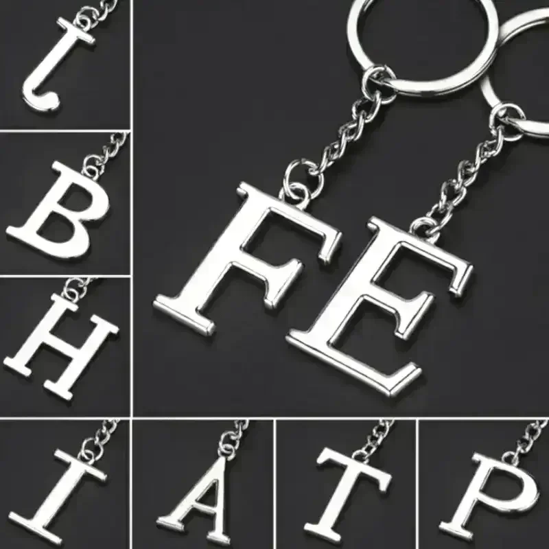 English Letters Keychain A to Z - KawaiWorld