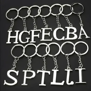 English Letters Keychain A to Z - KawaiWorld