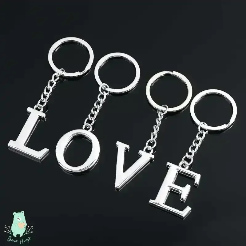 English Letters Keychain A to Z - KawaiWorld