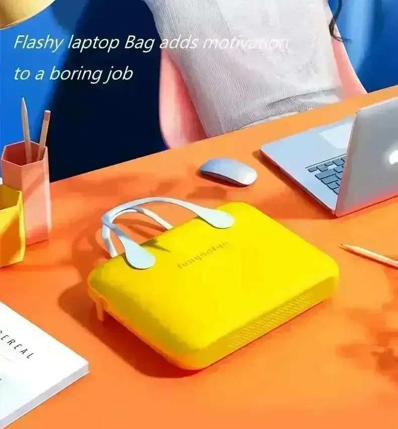 Fungoofun EVA Sleek Laptop Bag (16 inches) - Bear Hugs