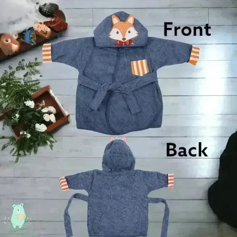 Hooded Bathrobe for Kids - KawaiWorld