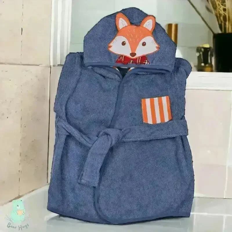 Hooded Bathrobe for Kids - KawaiWorld
