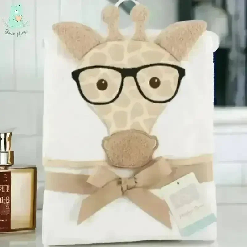 Hudson Baby Hooded Towel (Giraffe) - KawaiWorld