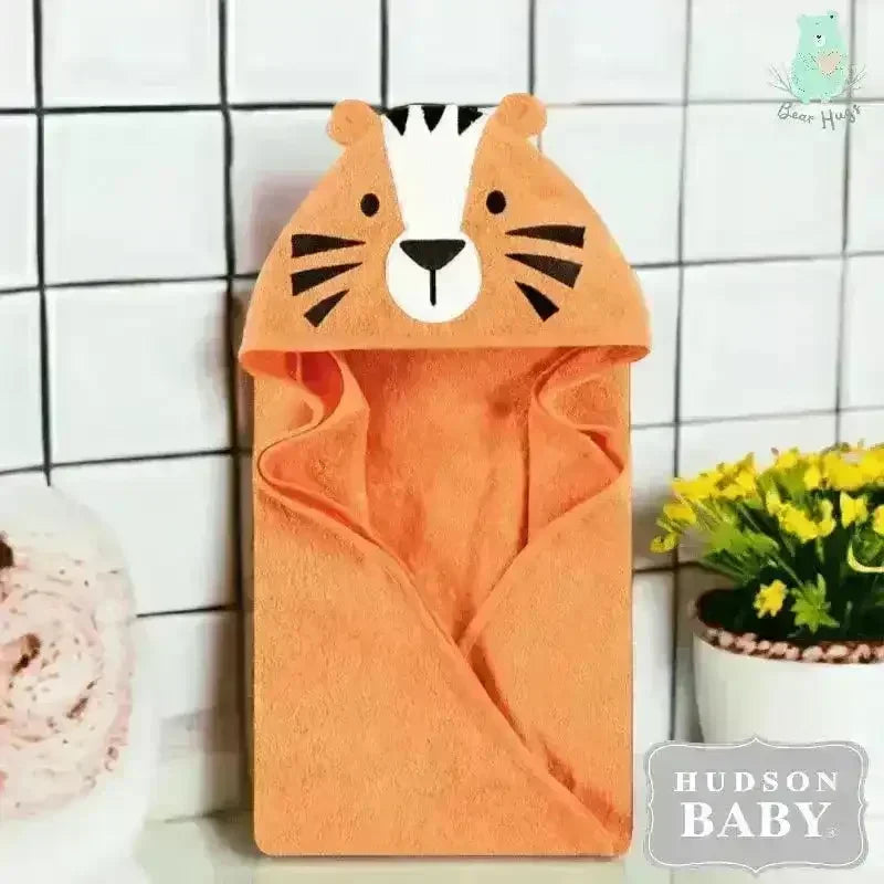 Hudson Baby Hooded Towel (Tiger) - KawaiWorld