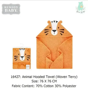 Hudson Baby Hooded Towel (Tiger) - KawaiWorld