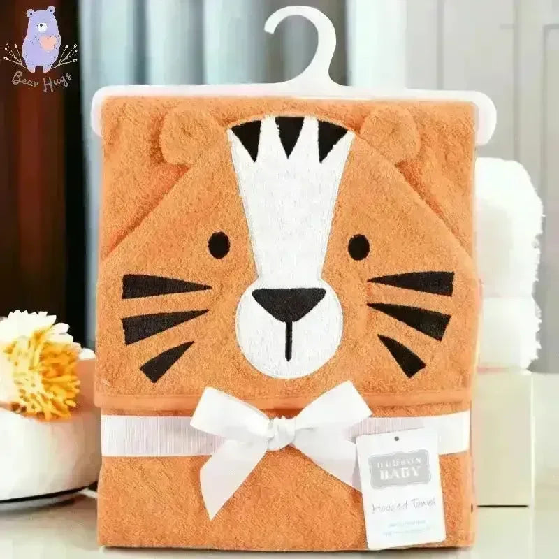 Hudson Baby Hooded Towel (Tiger) - KawaiWorld