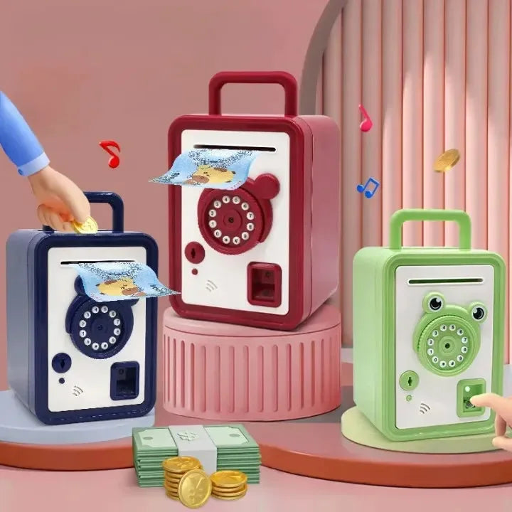 Interactive Fingerprint Locker Piggy Bank - KawaiWorld