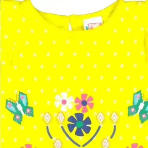 Kids Floral Print Top & Shorts Set - KawaiWorld