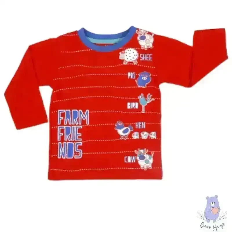 Kids Graphic Print Crew-Neck T-shirt - KawaiWorld