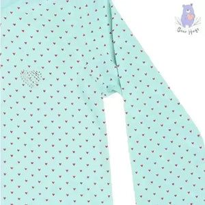 Kids Micro Print T-shirt with Turtle-Neck - KawaiWorld