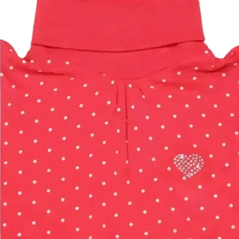 Kids Star Print Turtleneck T-shirt - KawaiWorld