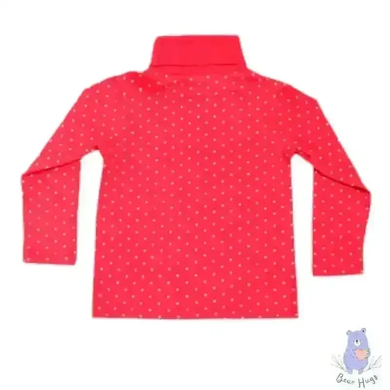 Kids Star Print Turtleneck T-shirt - KawaiWorld