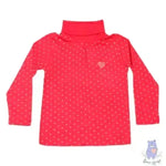Kids Star Print Turtleneck T-shirt - KawaiWorld
