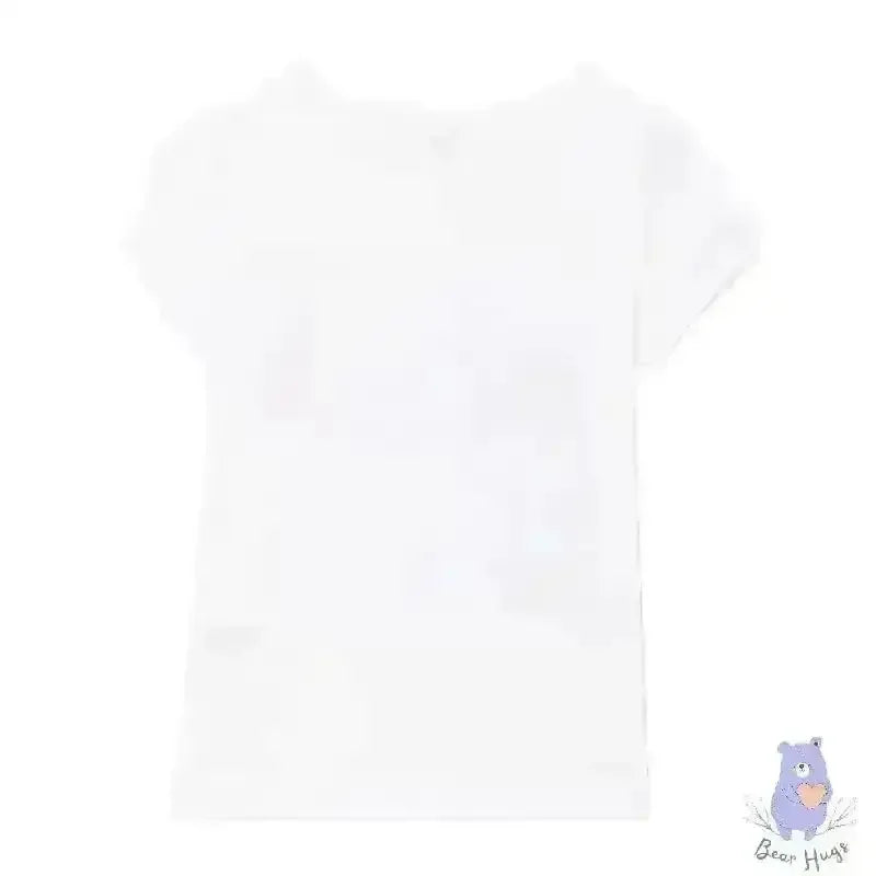 Kids Typographic Print Round-Neck T-Shirt - KawaiWorld