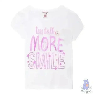 Kids Typographic Print Round-Neck T-Shirt - KawaiWorld