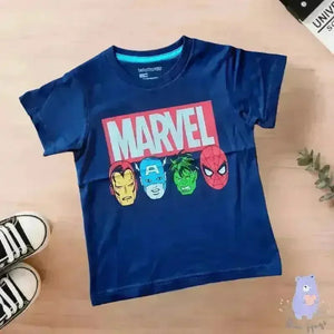 MRVL Character Print T-shirt - KawaiWorld