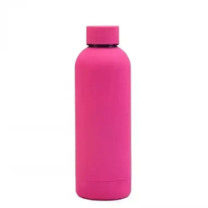 Matt Finish Stainless Steel Water Bottle (500 ml) - Bear Hugs