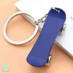Rolling Radness Revolving Skateboard Keychain - KawaiWorld