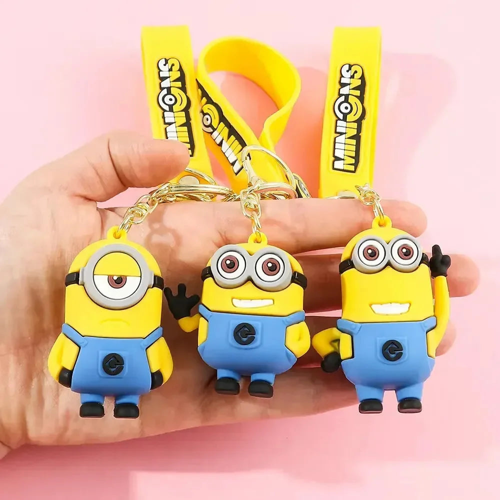 Smiley Minniuns 3D Keychain - KawaiWorld