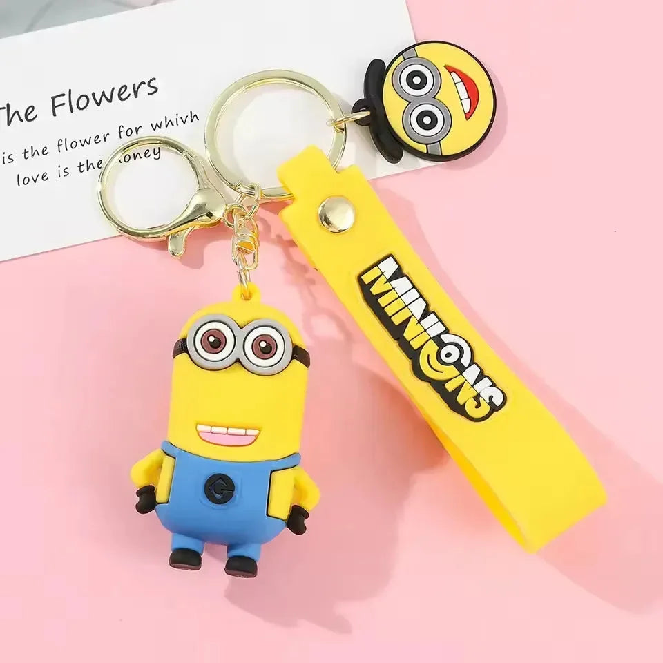 Smiley Minniuns 3D Keychain - KawaiWorld