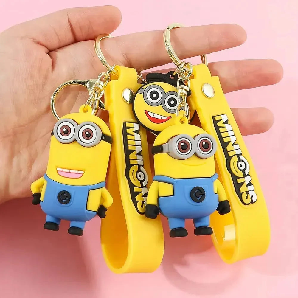 Smiley Minniuns 3D Keychain - KawaiWorld