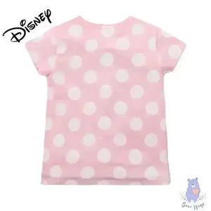 Minnie Mouse Print Crew-Neck T-shirt - KawaiWorld