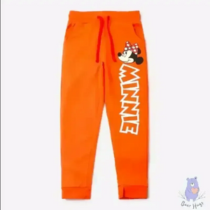 Minnie Mouse Print Joggers with Slip Pockets - KawaiWorld