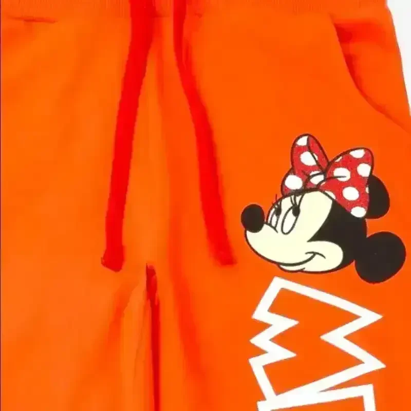 Minnie Mouse Print Joggers with Slip Pockets - KawaiWorld