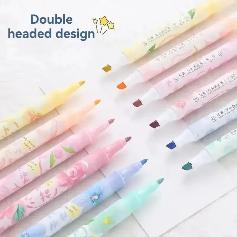 Petal Bright Dual Highlighter (Set Of 6) - KawaiWorld