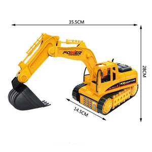 Playful Excavator Piggy Bank - KawaiWorld